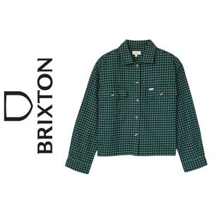 Brixton Organic Cotton Bowery Flannel Cropped Shirt
